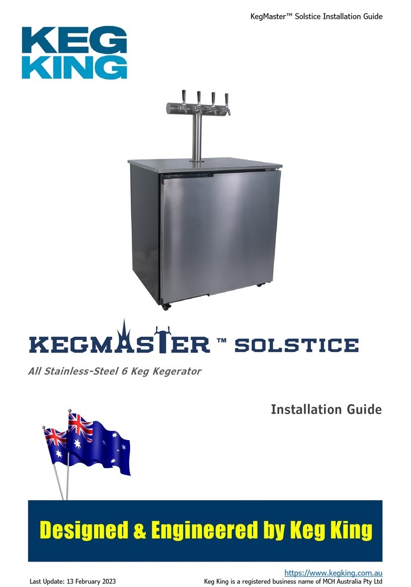 Keg King KegMaster Solstice installation guide