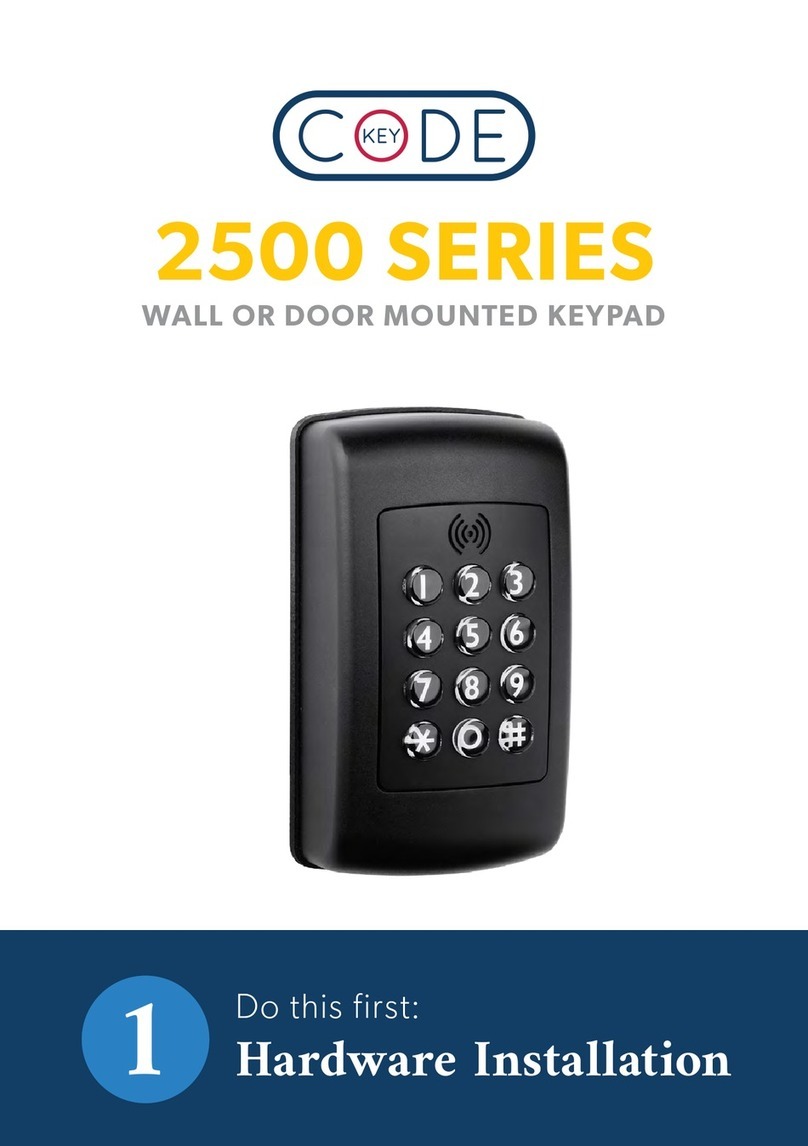 RemoteLock 2500 Series User manual