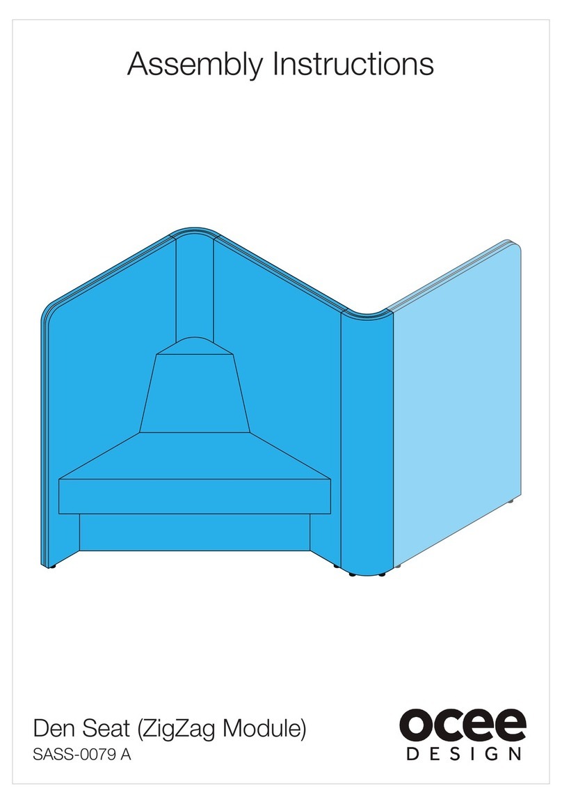 OCEE DESIGN Den Seat SASS-0079 A User manual