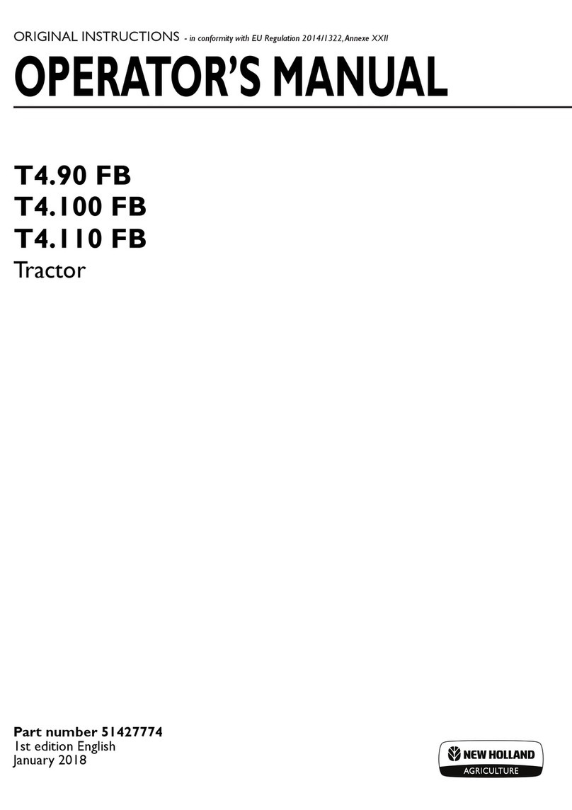 New Holland T4.90 FB Operator's manual