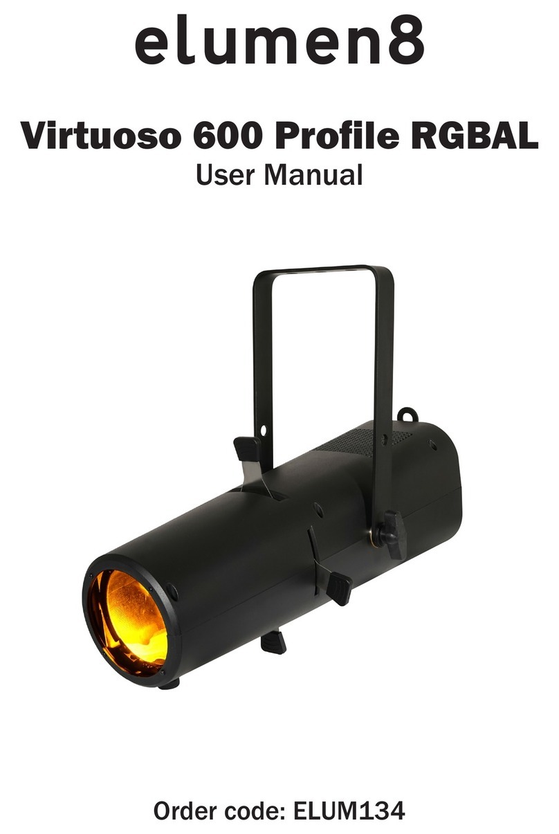 Elumen8 Virtuoso 600 Profile RGBAL user manual