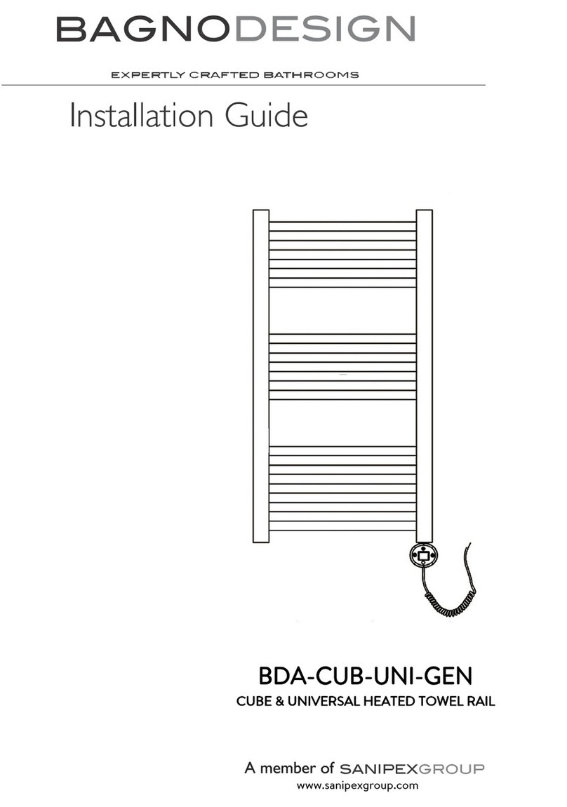 Sanipex BAGNODESIGN BDA-CUB-UNI-GEN User manual Sanipex BAGNODESIGN BDA-CUB-UNI-GEN User manual