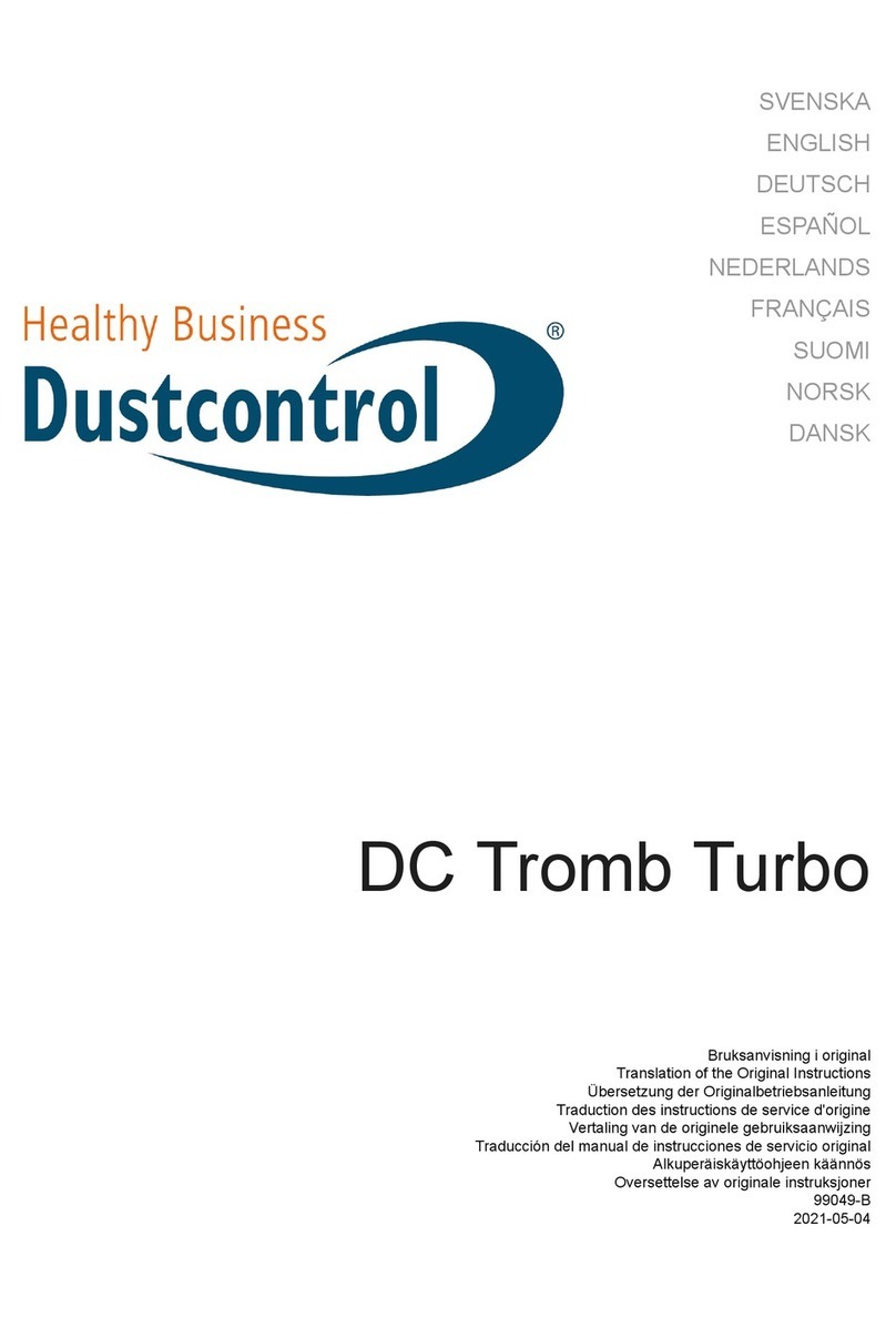 Dustcontrol DC Tromb Turbo Translation of the original instructions