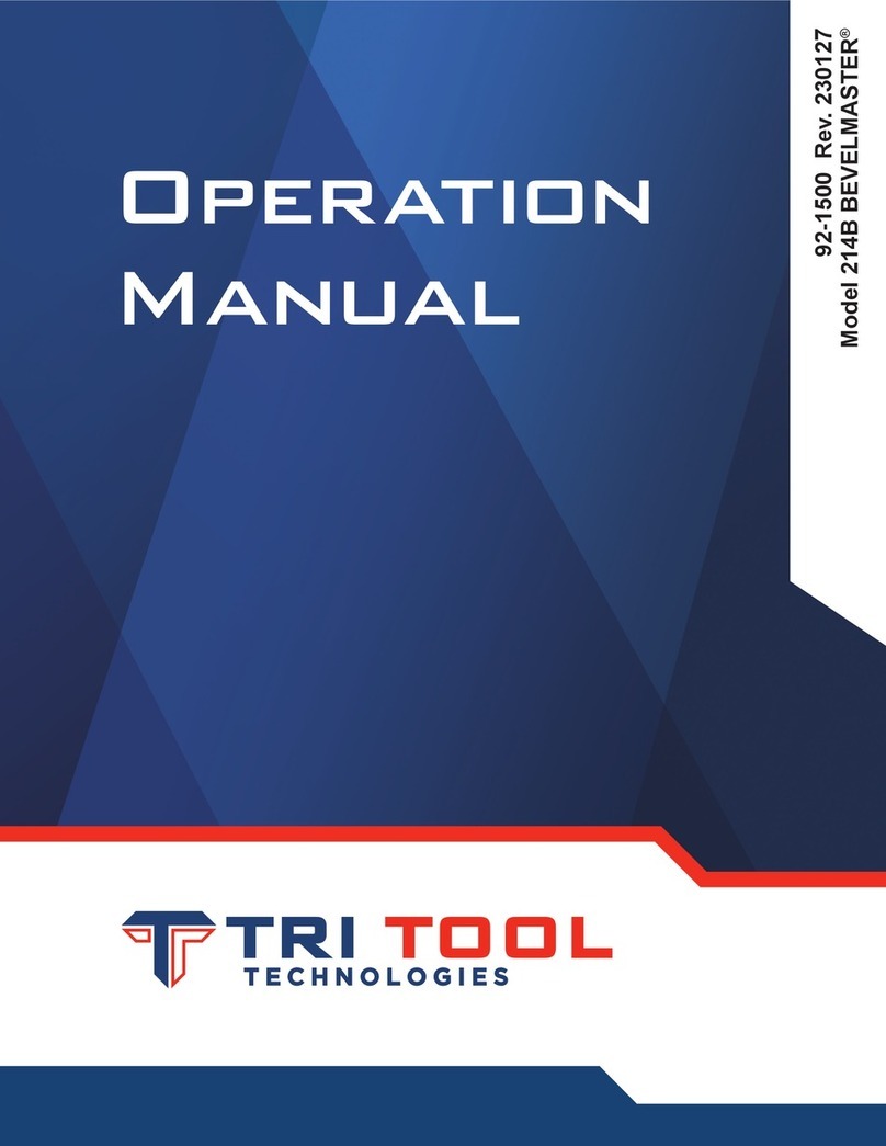 TRI tool BEVELMASTER 214B User manual