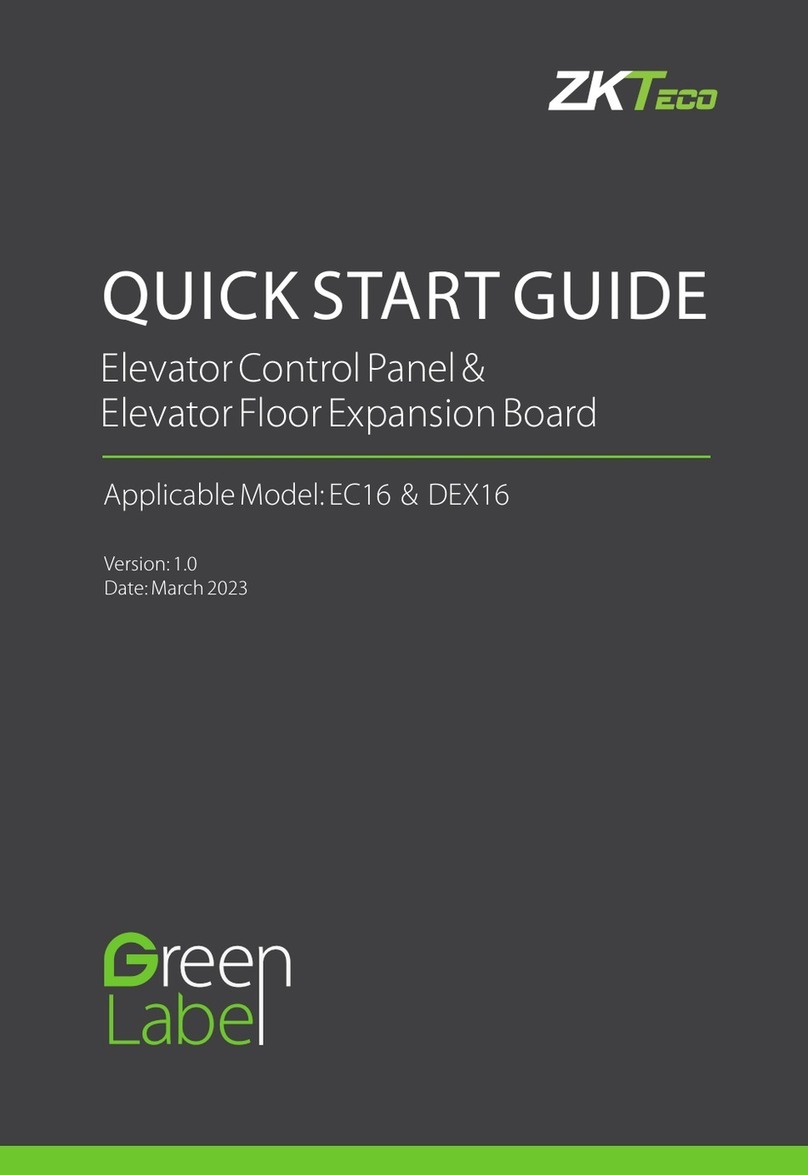 ZKTeco EC16 quick start guide