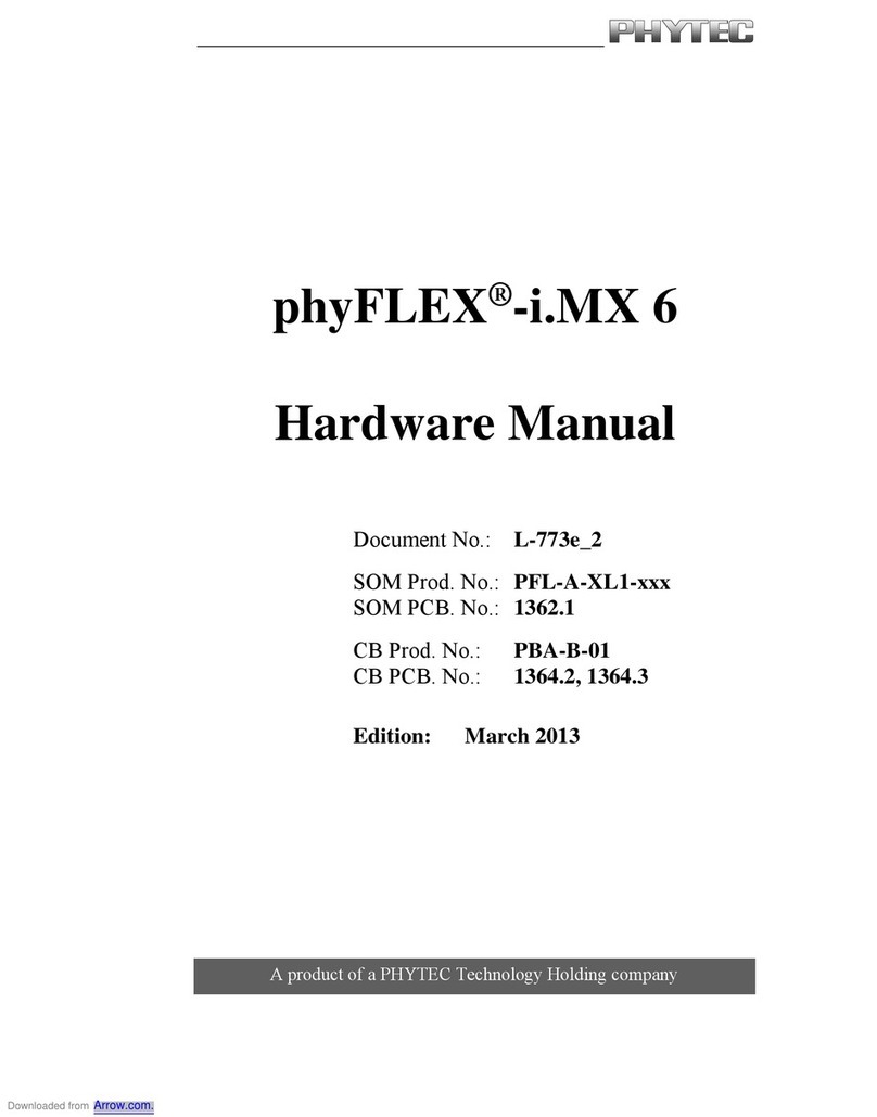 Phytec phyFLEX-i.MX 6 Hardware manual