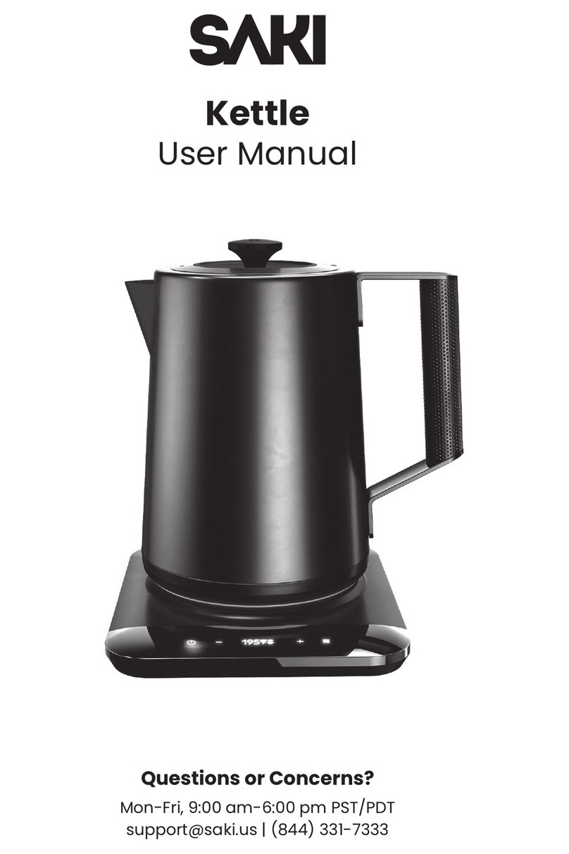 SAKI Kettle user manual