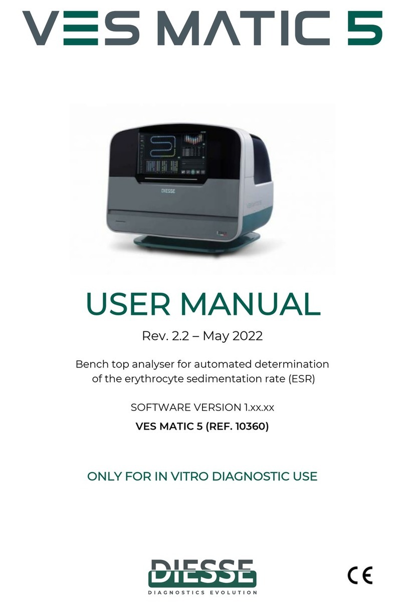 Diesse VES MATIC 5 user manual