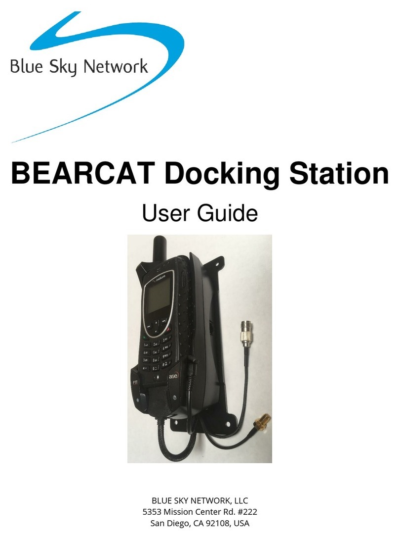 Blue Sky Network BEARCAT User manual