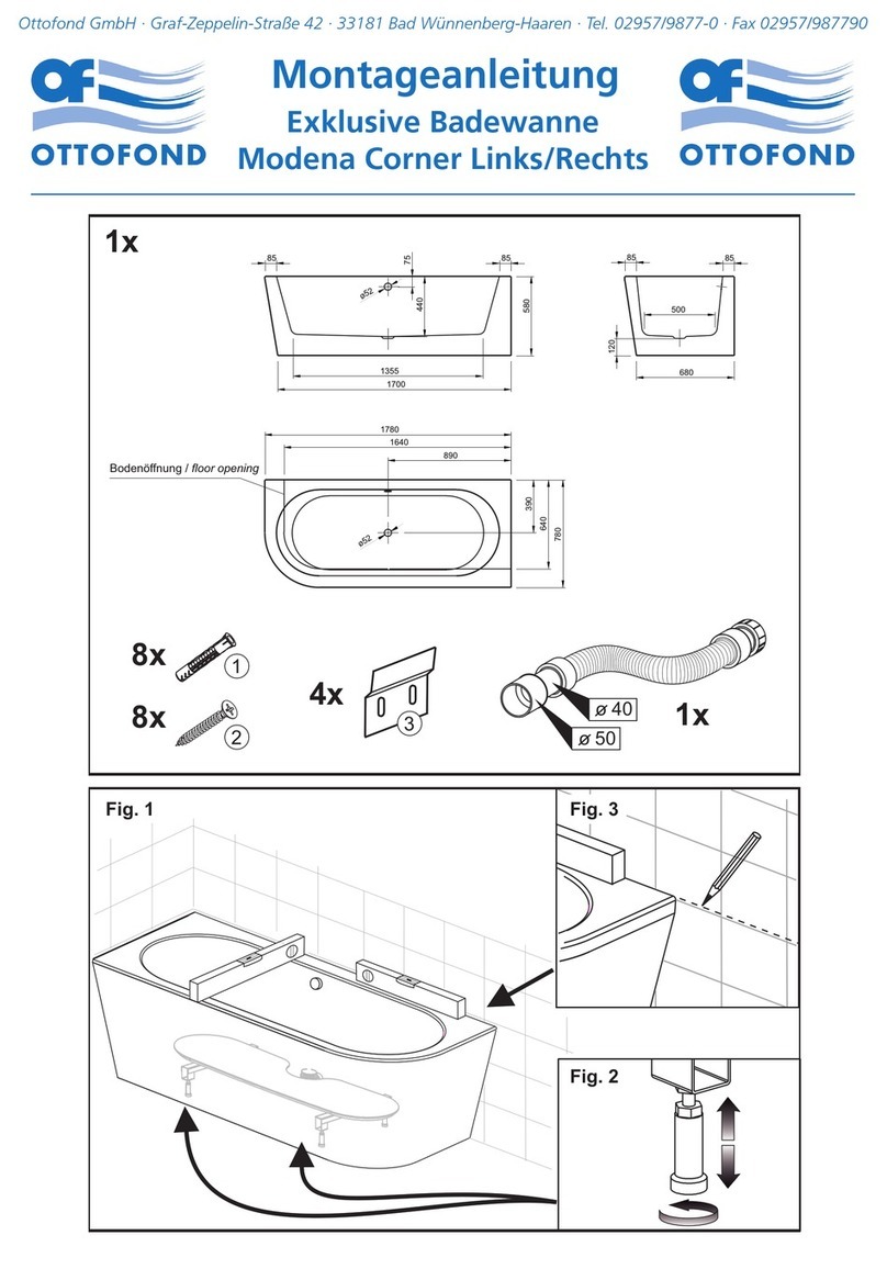 Ottofond Modena Corner quick start guide