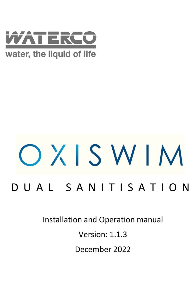 Waterco OXISWIM User manual