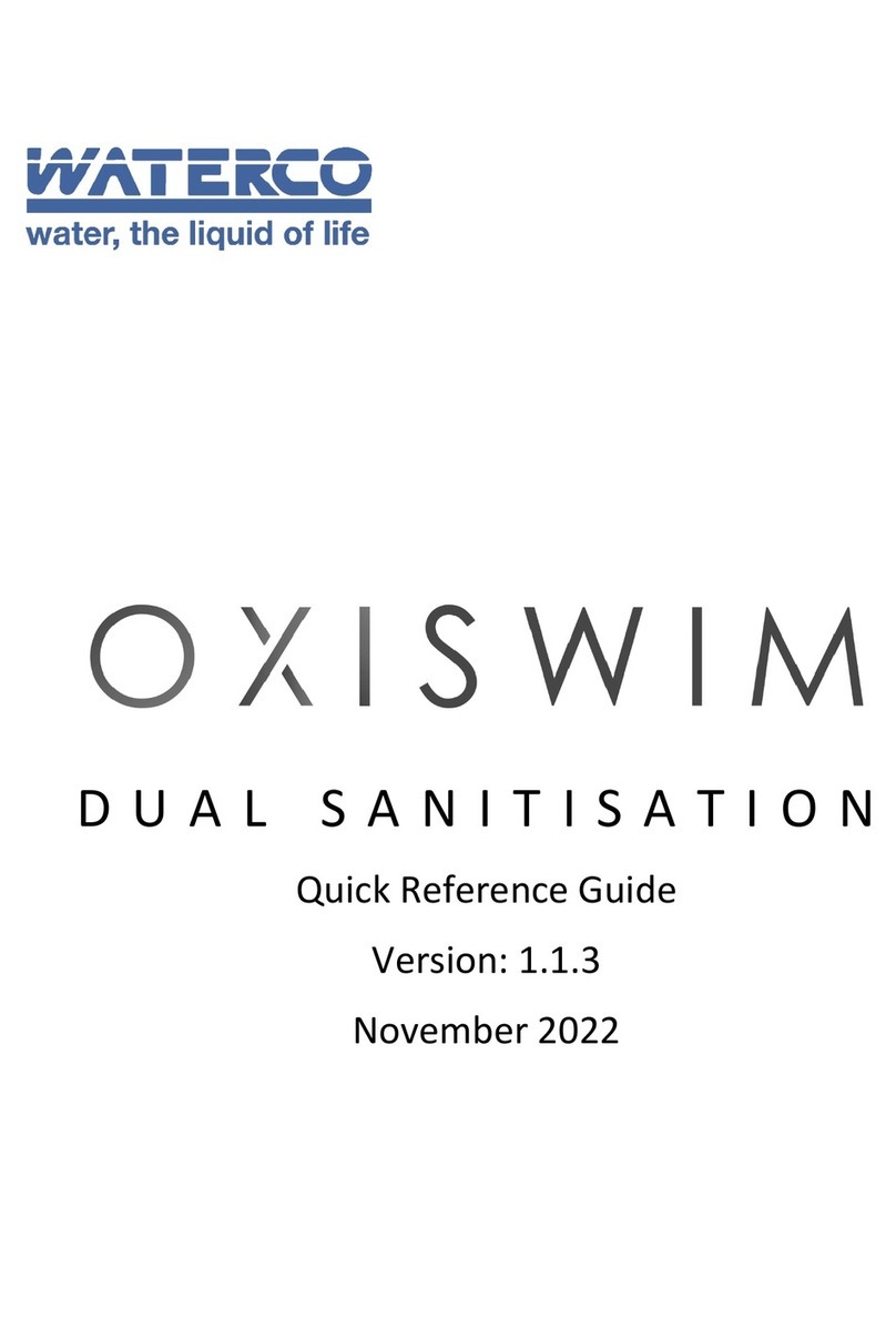 Waterco OXISWIM Quick reference guide Waterco OXISWIM Quick reference guide