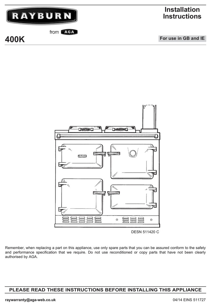 AGA Rayburn 400K User manual