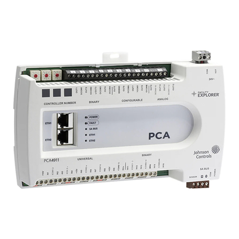 Johnson Controls FX-PCA4911 installation guide