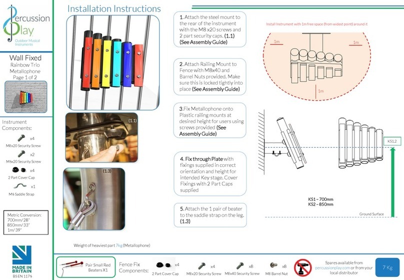 Percussion Play Rainbow Trio Assembly guide