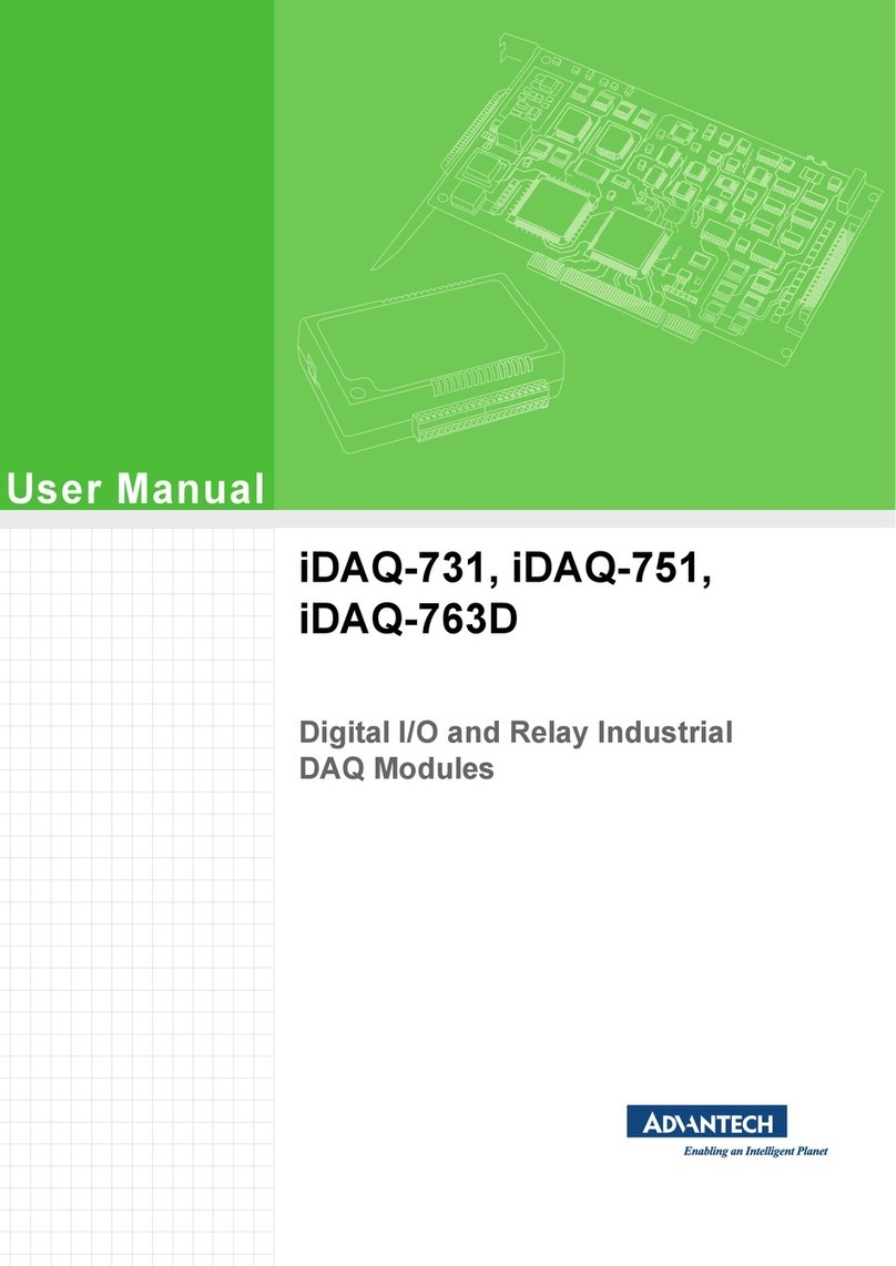 Advantech iDAQ-731 User manual