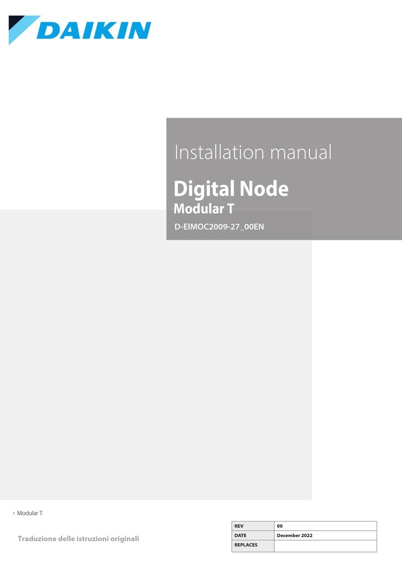 Daikin Modular T User manual