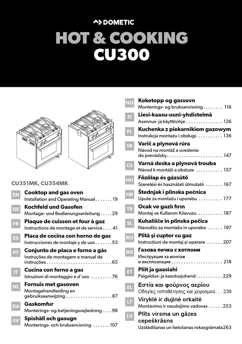 Dometic CU300 User manual
