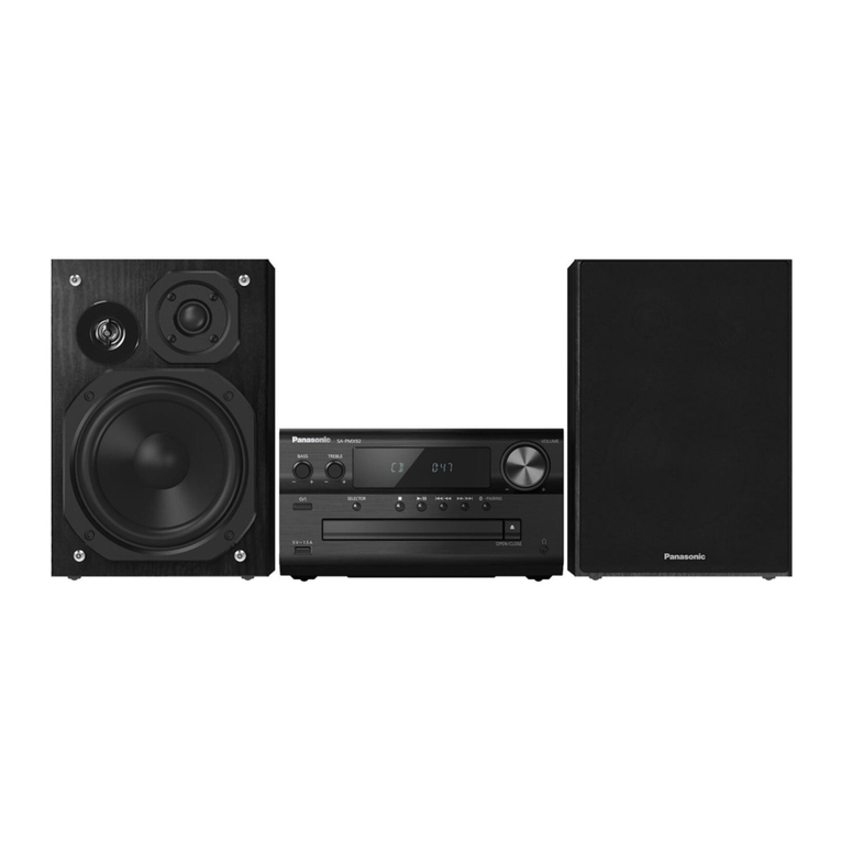 Panasonic SC-PMX92 User manual