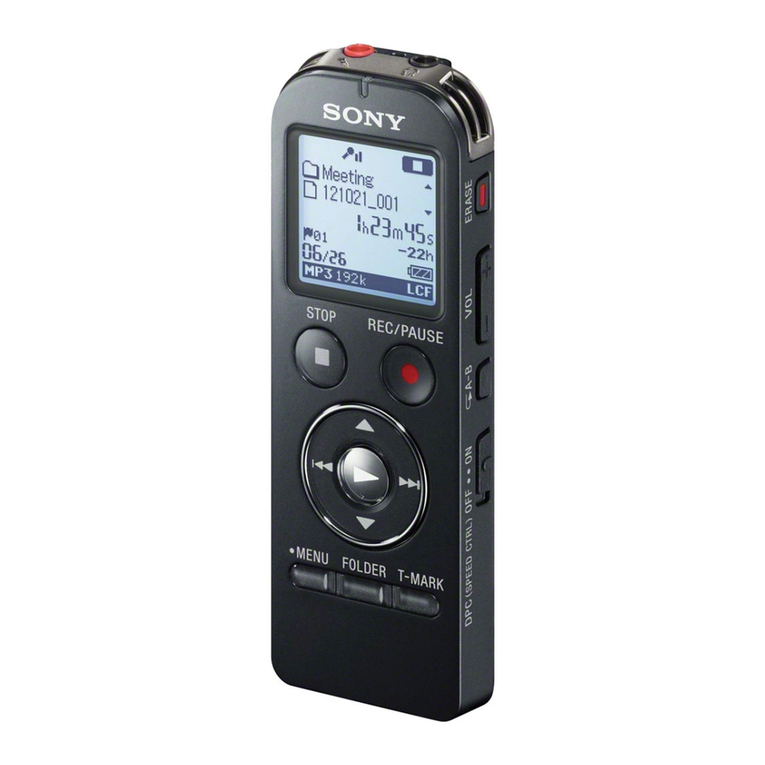 Sony ICD-UX533F User manual Sony ICD-UX533F User manual