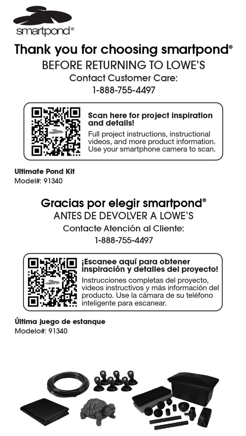 Smartpond 91340 User manual