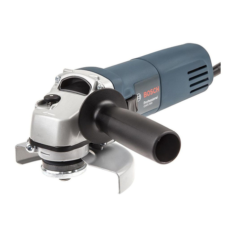 Bosch GWS 660 User manual