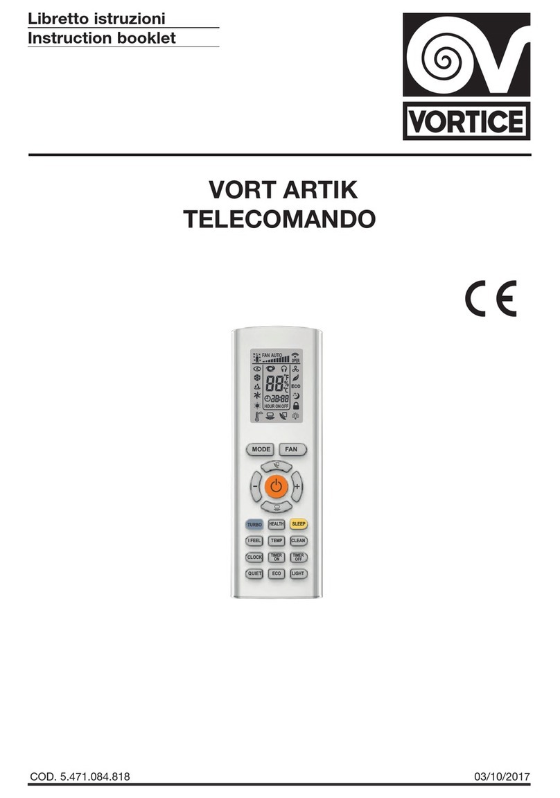 Vortice VORT ARTIK User manual