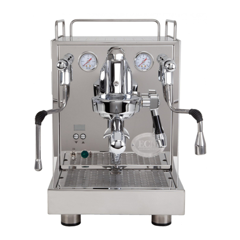 ECM Manufacture MECHANIKA MAX User manual ECM Manufacture MECHANIKA MAX User manual