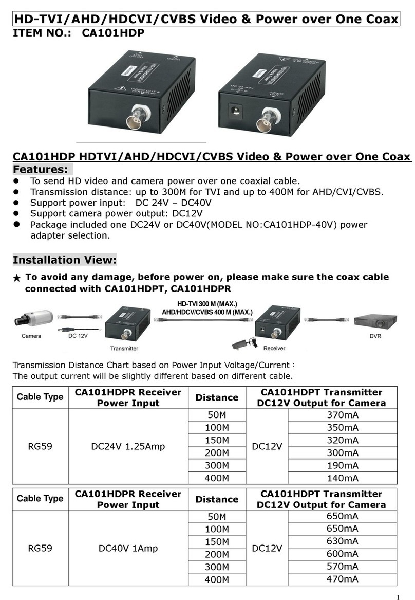 SC&T CA101HDP manual