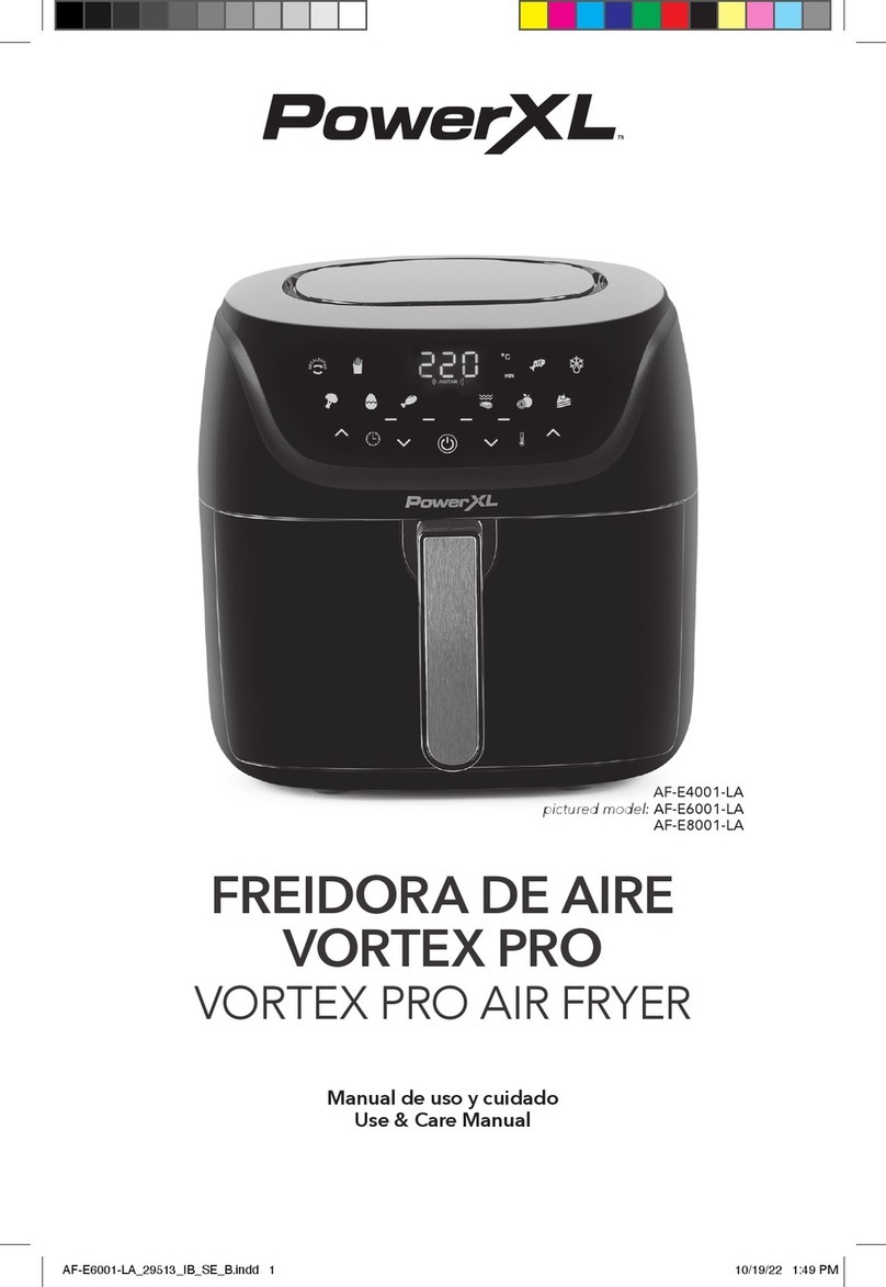 PowerXL VORTEX PRO AF-E4001-LA User manual