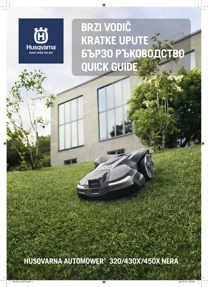 Husqvarna AUTOMOWER 320 NERA quick guide