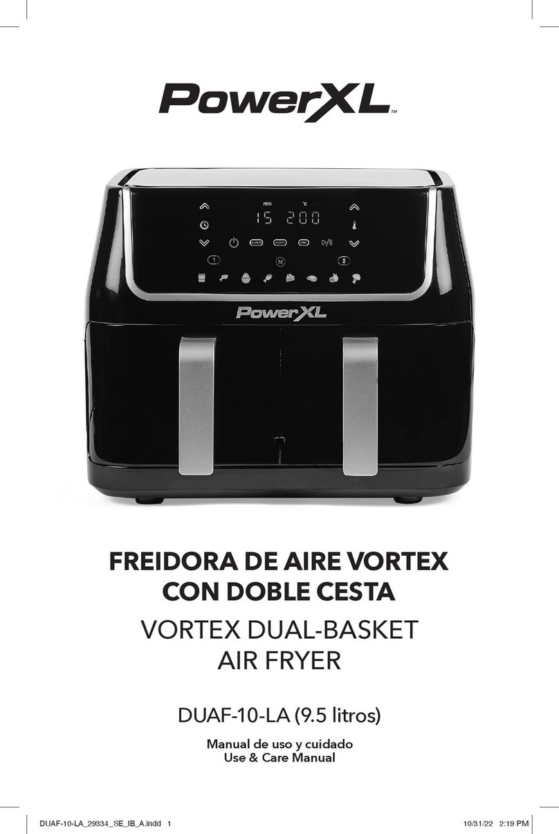 PowerXL VORTEX DUAF-10-LA user manual