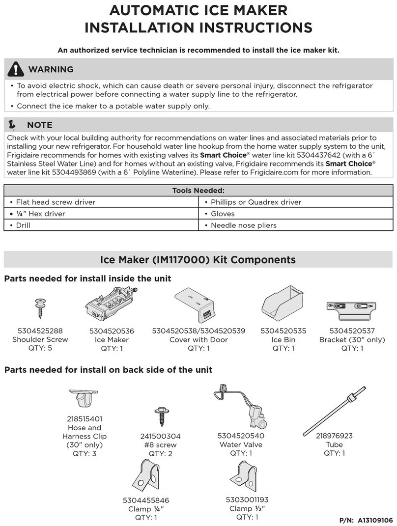 Frigidaire FFTR1835VS User manual Frigidaire FFTR1835VS User manual