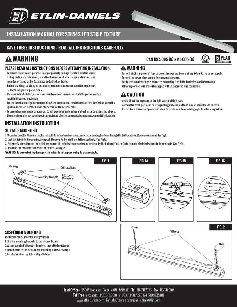 Etlin-Daniels STL54S installation manual
