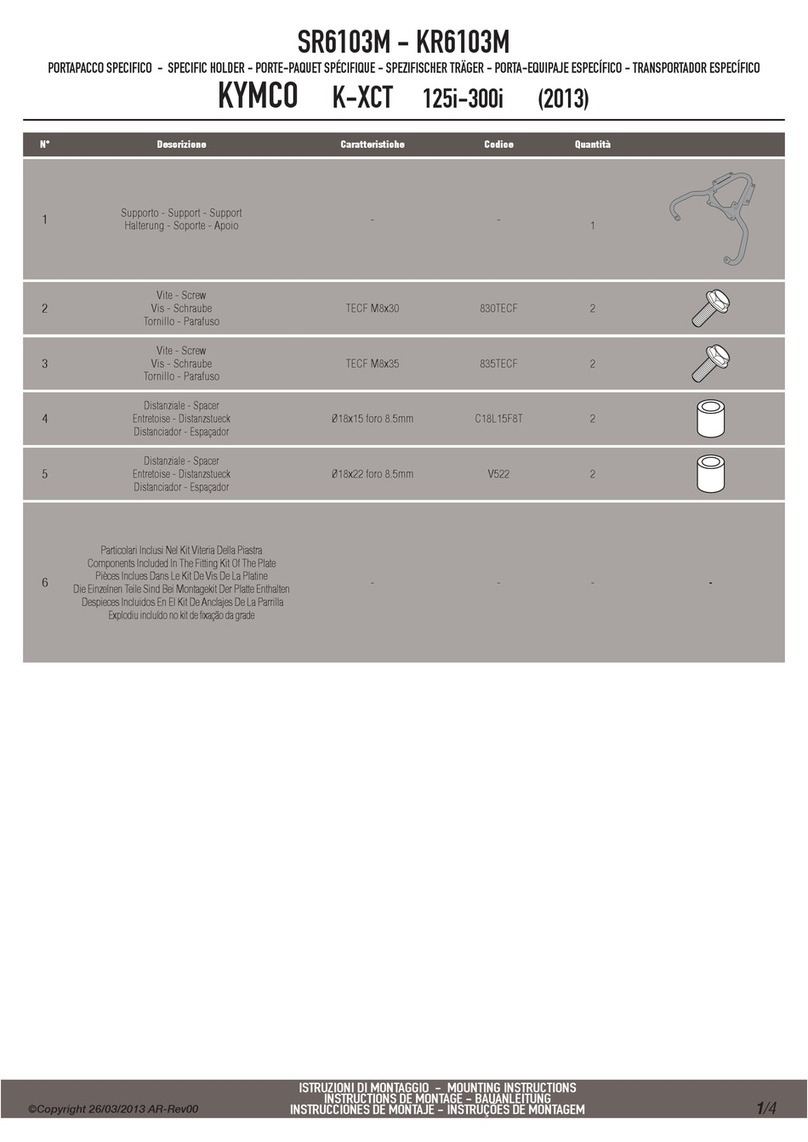 GIVI SR6103M Mounting instructions