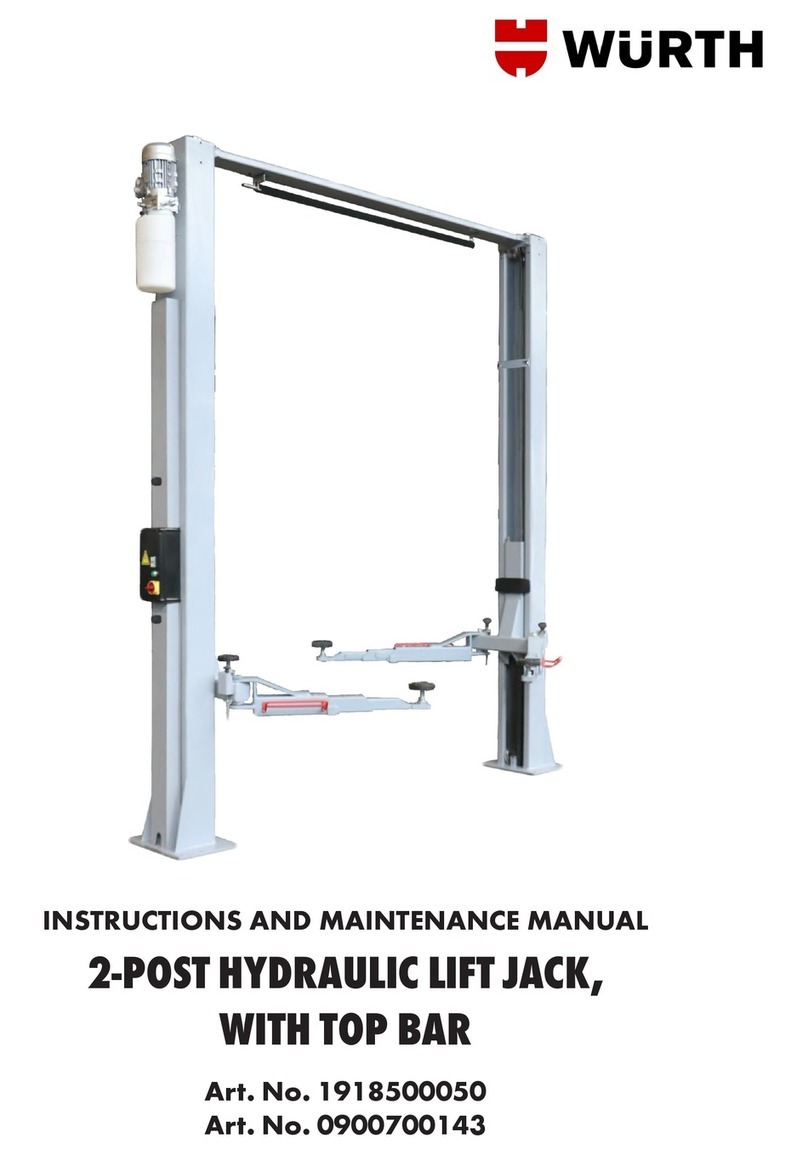 Würth 1918500050 Instruction and maintenance manual