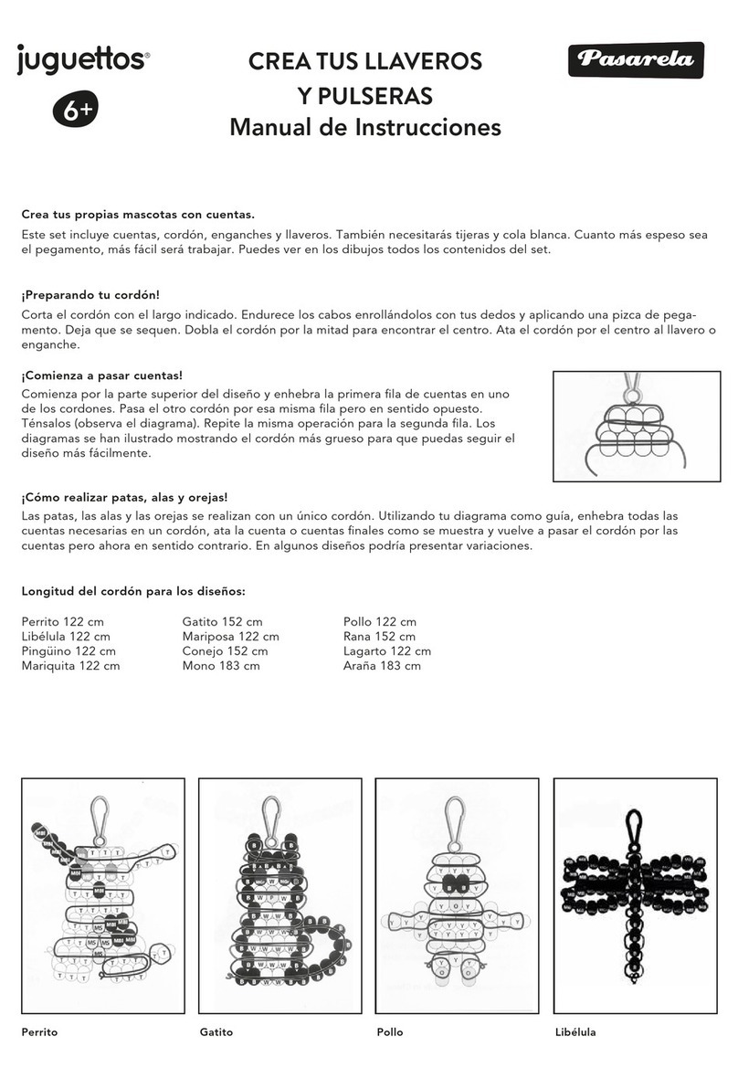 juguettos CREATE YOUR KEYRINGS AND BRACELETS A0227901 user guide juguettos CREATE YOUR KEYRINGS AND BRACELETS A0227901 user guide