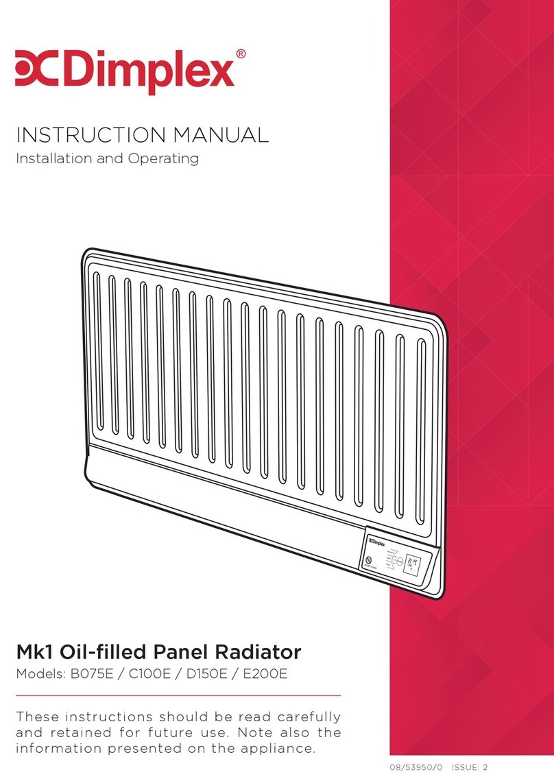 Dimplex B075E User manual
