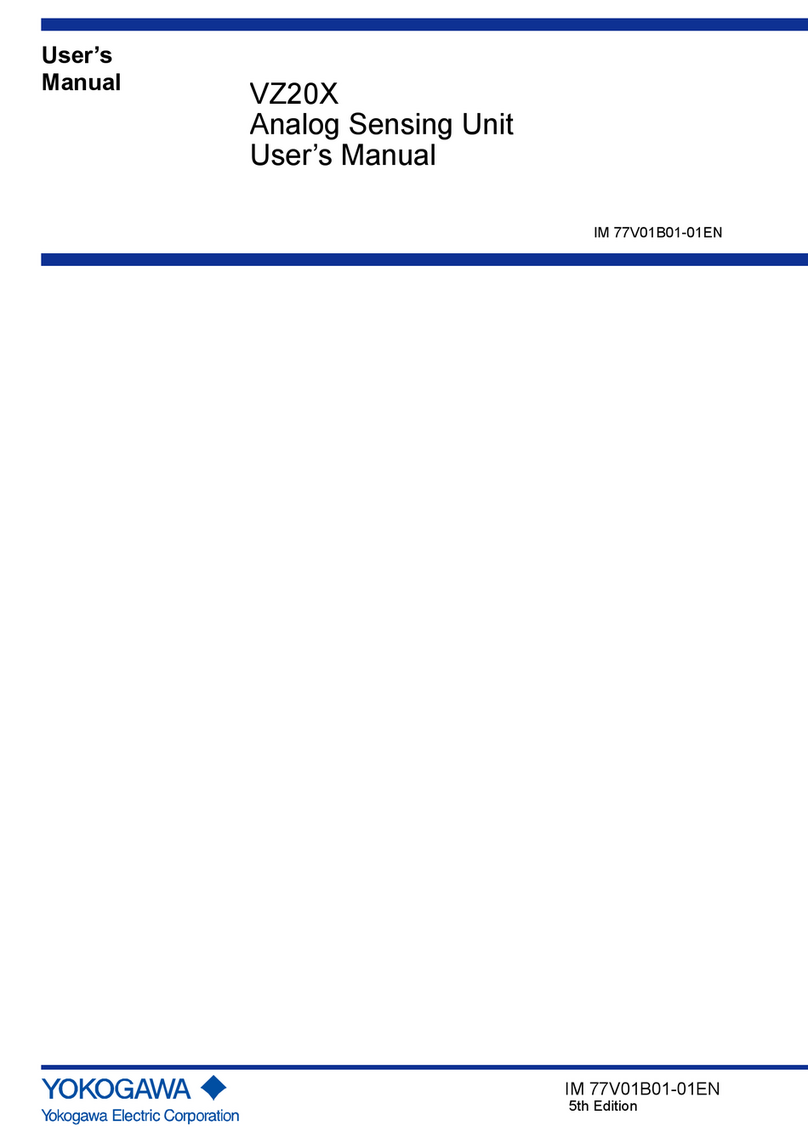 YOKOGAWA VZ20X user manual