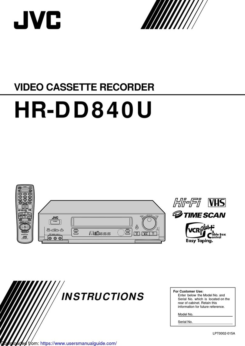 JVC HR-DD840U User manual