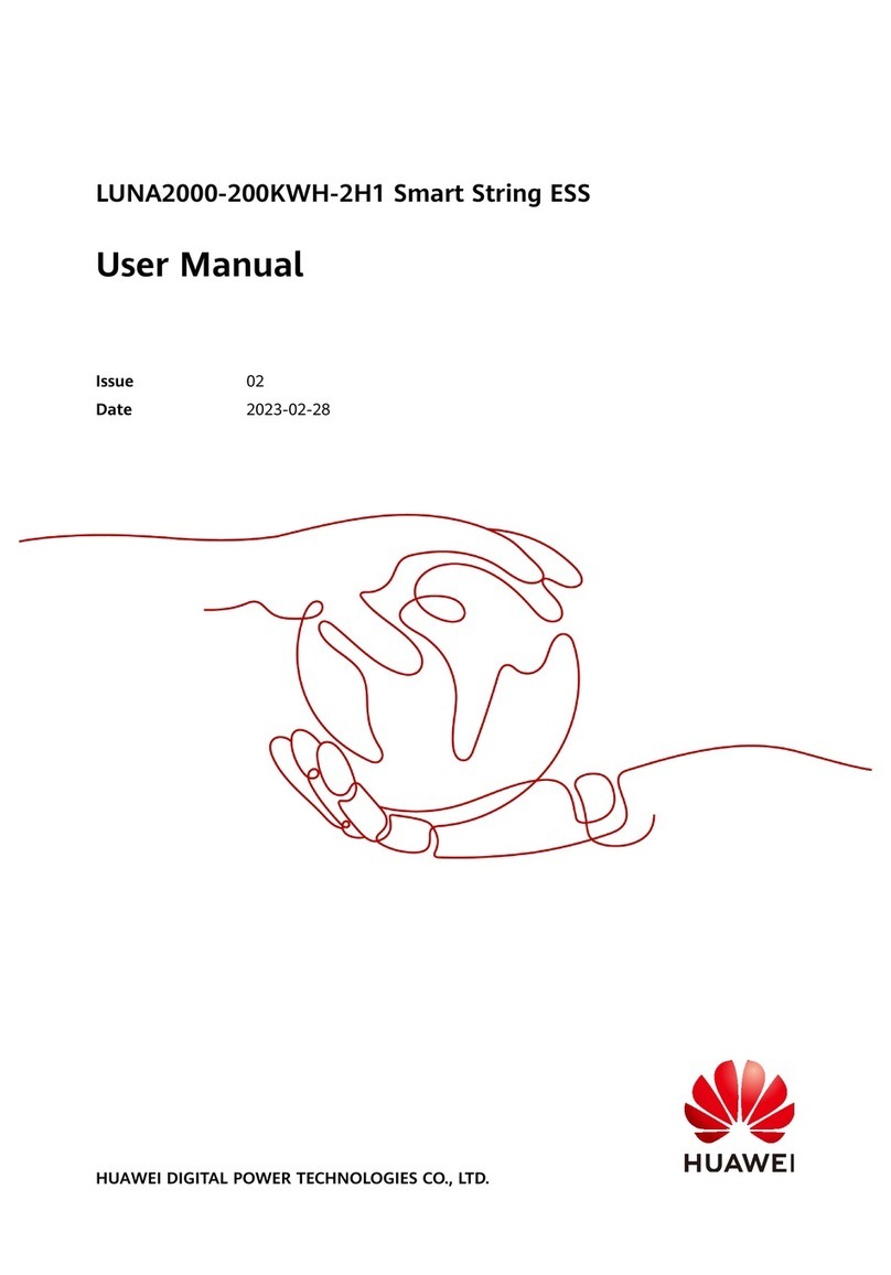 Huawei LUNA2000-200KWH-2H1 Smart String ESS User manual