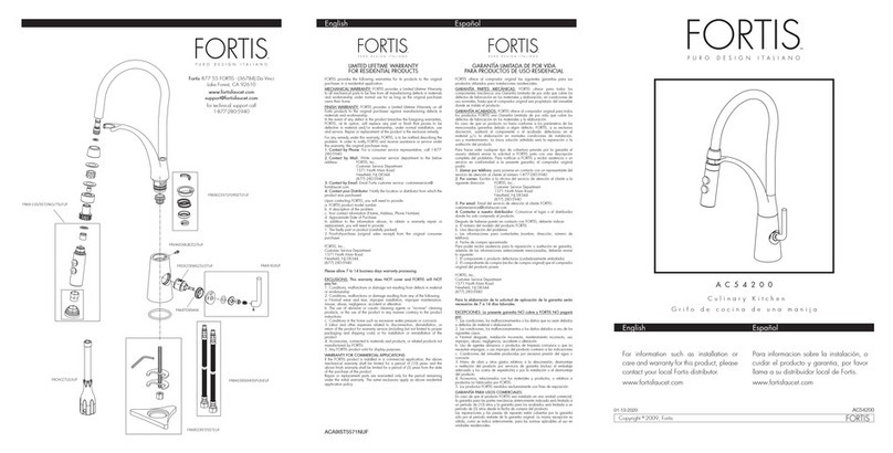 Fortis AC54200 User manual