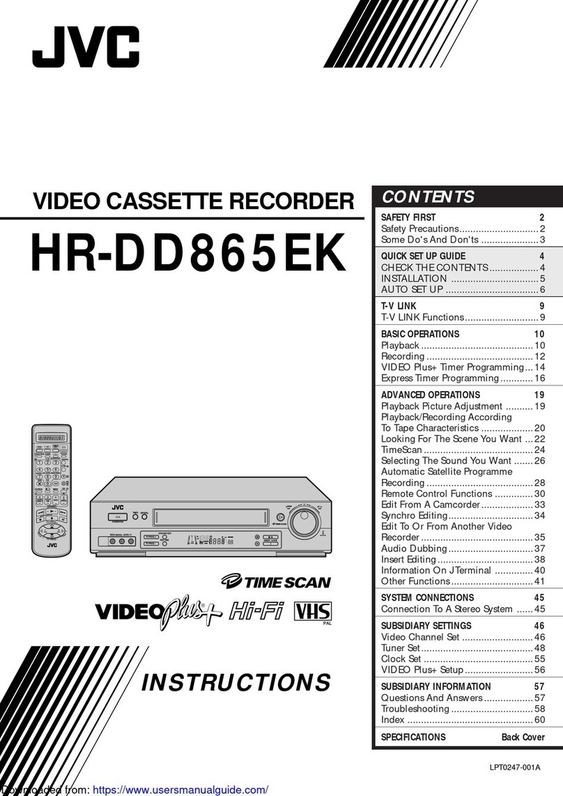 JVC HR-DD865EK User manual