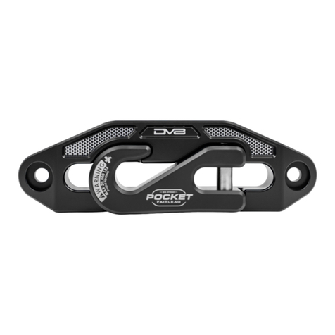DV8 OFFROAD WINCH POCKET FAIRLEAD User manual
