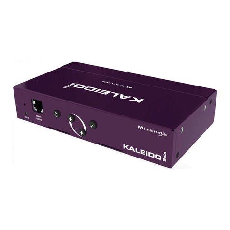 Belden Miranda Kaleido-Solo KS-910 quick start guide
