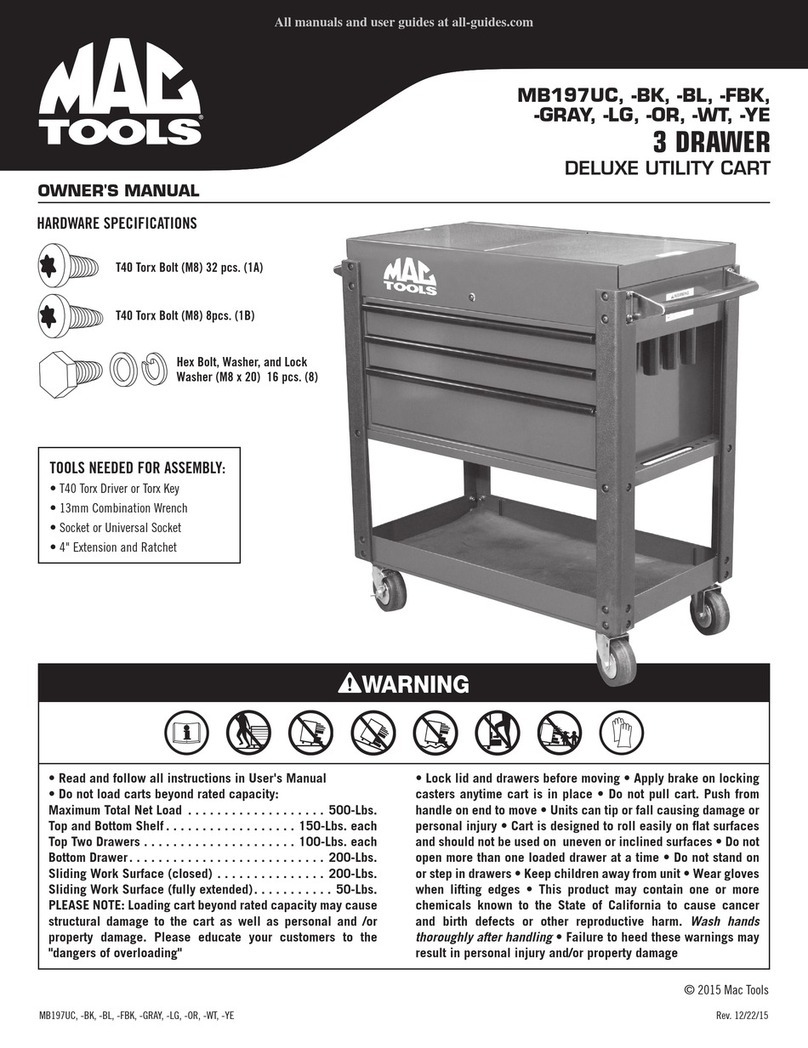 MAC TOOLS MB197UC-BK owner's manual