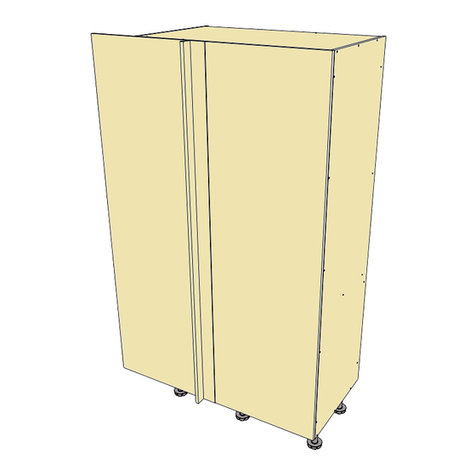Mitre10 PANTRY CABINET TALL RETURN PR1000-IMP User manual