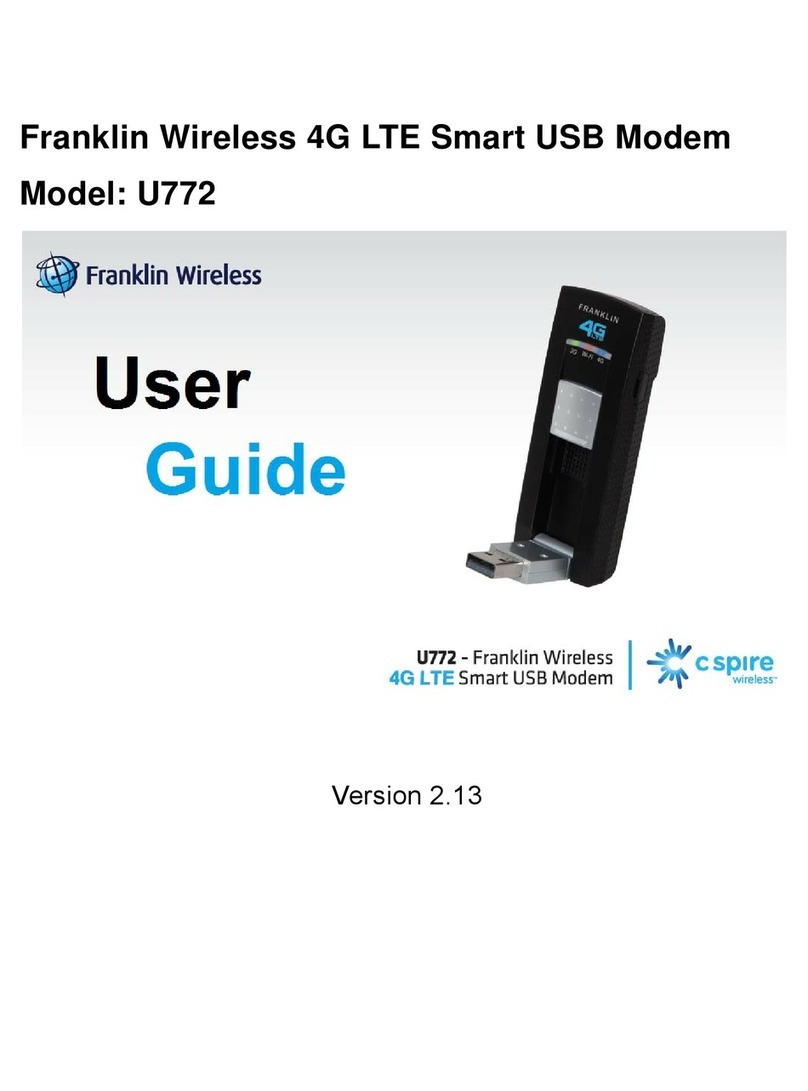 Franklin Wireless U772 user manual