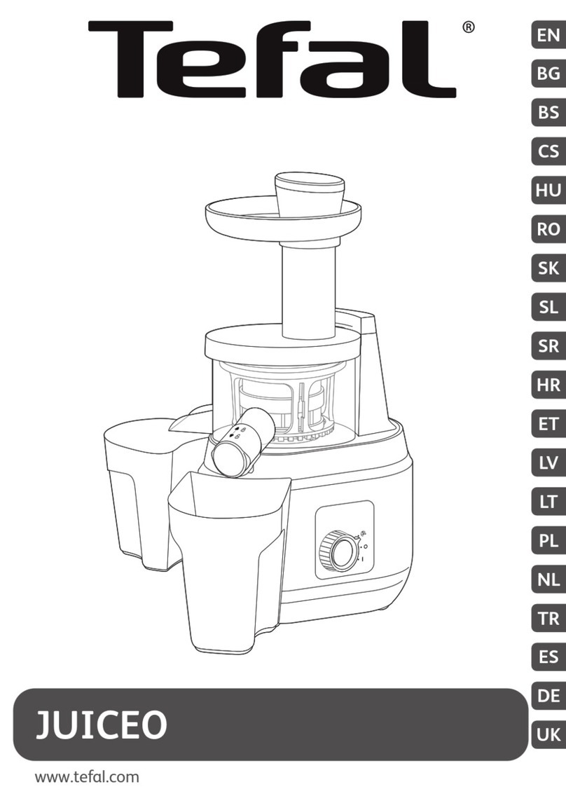 TEFAL JUICEO User manual