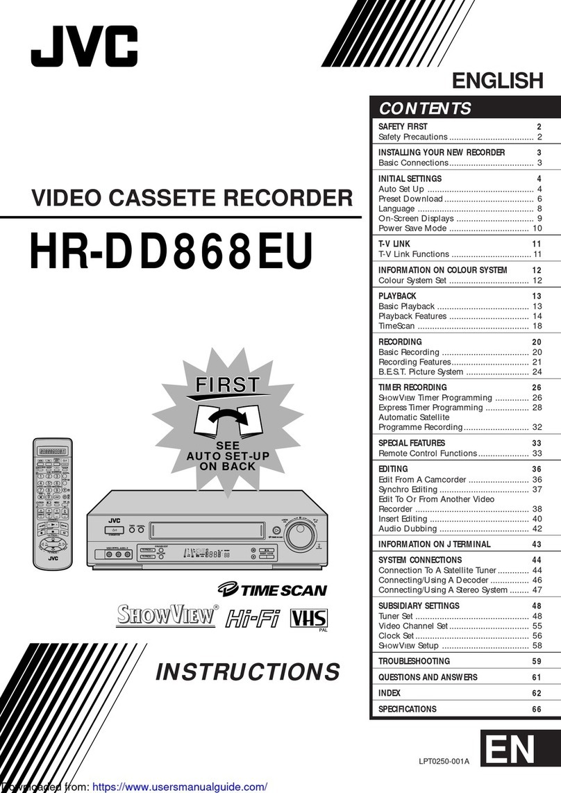 JVC HR-DD868EU User manual